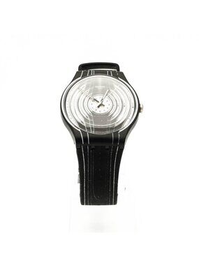 Rare Swatch New Gent Success Way SUOB106 Black 41mm Swiss Watch